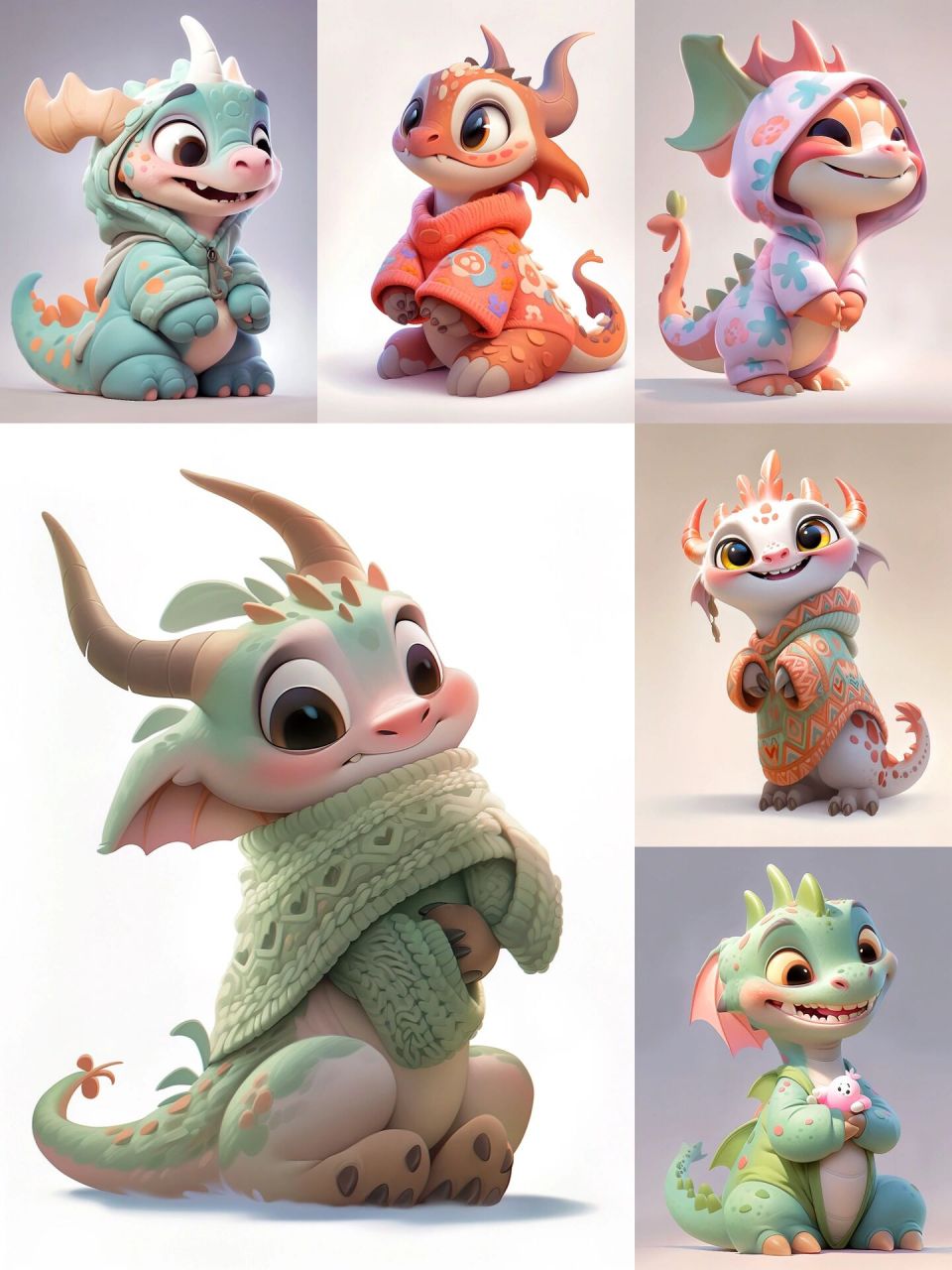 可爱的小龙来了