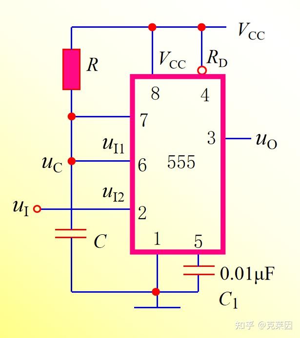 555定时电路图片