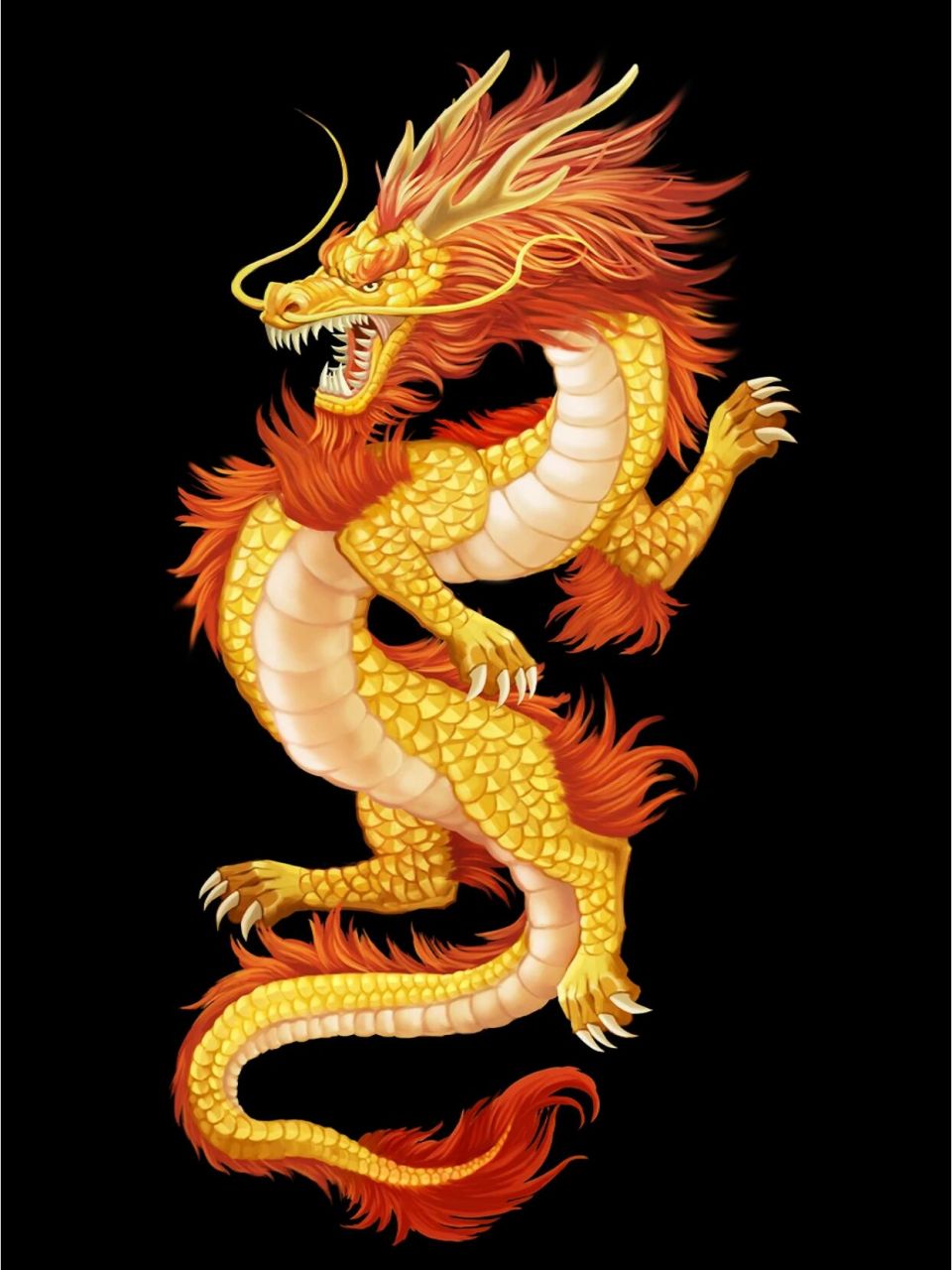 国风素材/高清免抠/龙图 96龙是中国神话中具有权威象征的神异动物