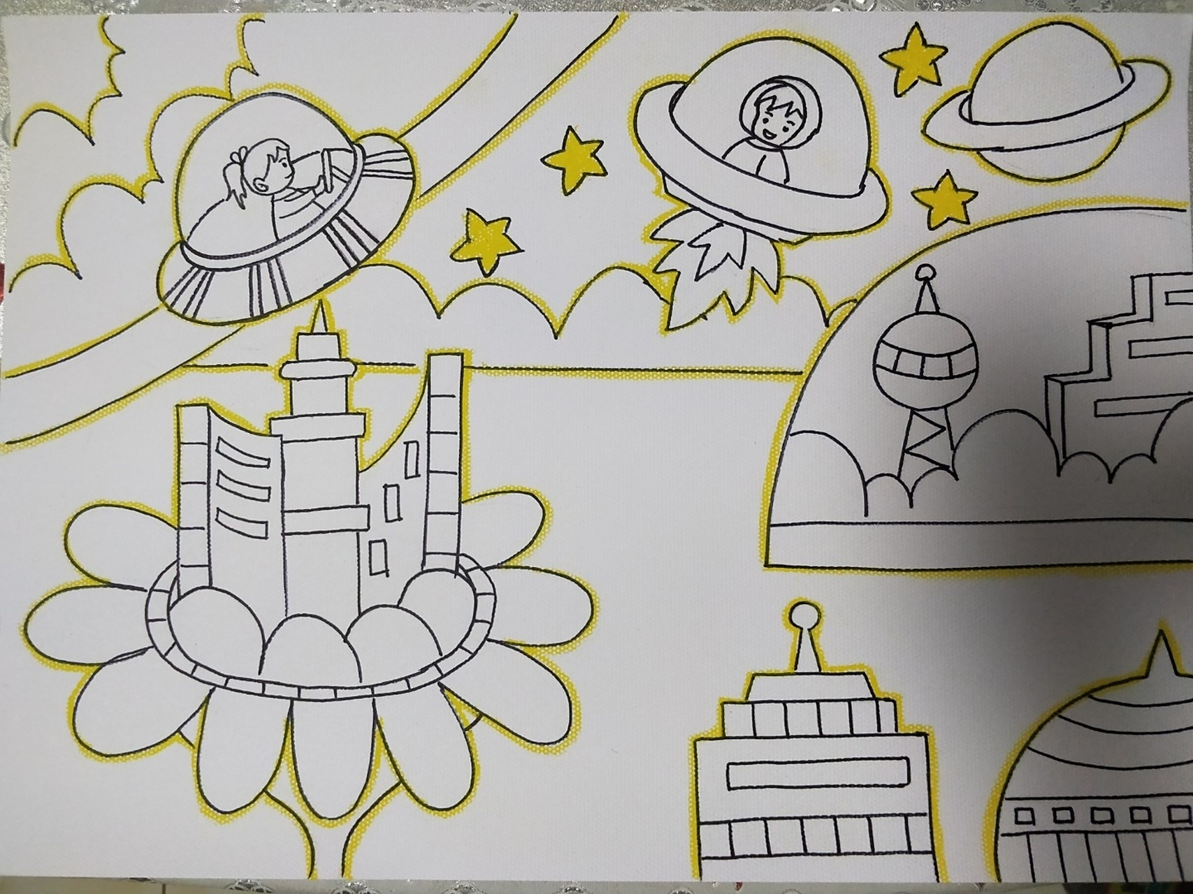 科技创想画——手绘 #创业三十六计