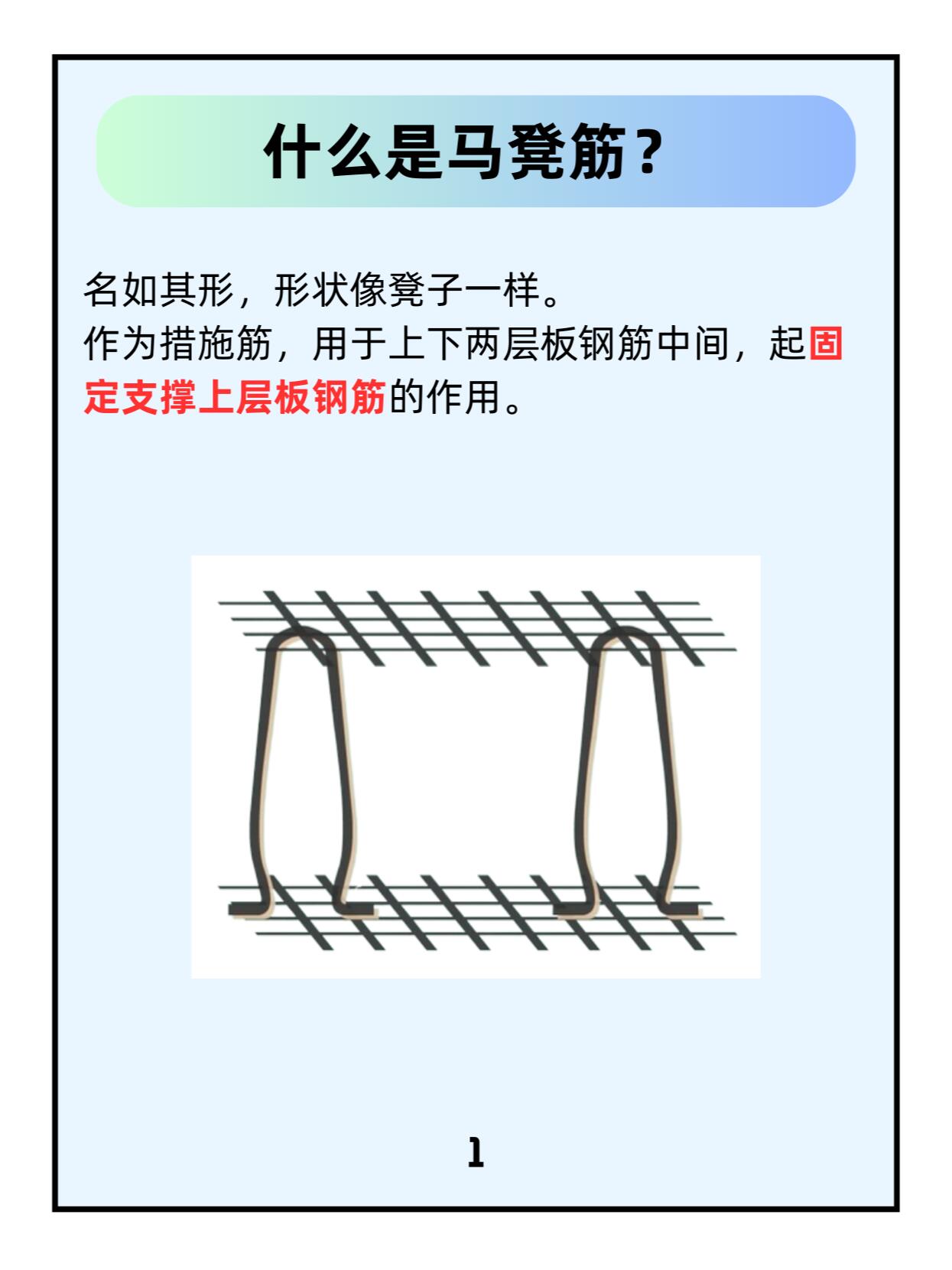 马凳钢筋做法图图片