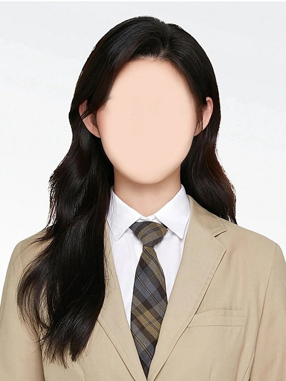 方圆脸女生也能拥有的绝美证件照!!! 16.6r就能和精致鹅蛋脸女生一样