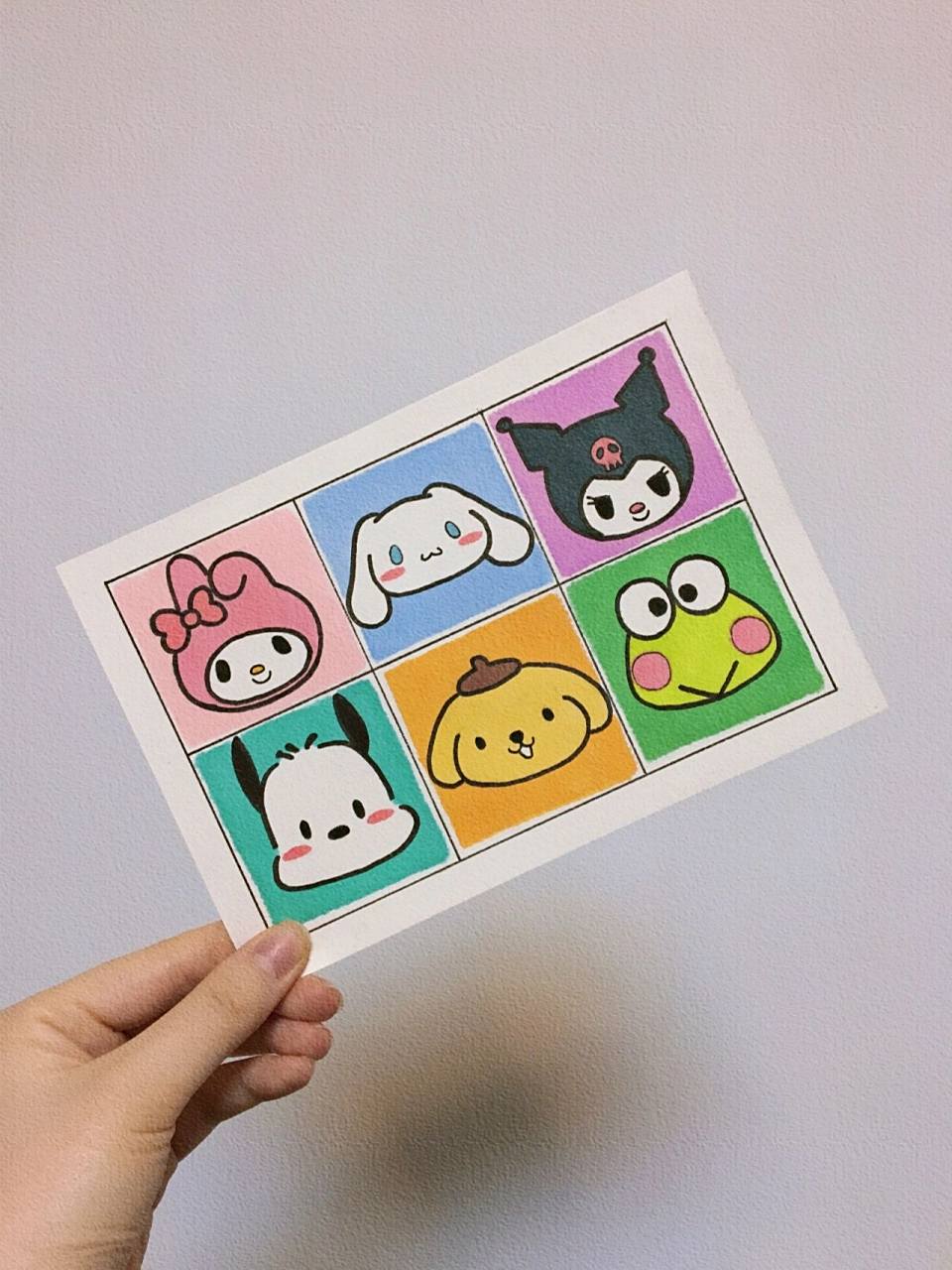 78三丽鸥78简笔画手绘 #美乐蒂#大耳狗#库洛米 #帕恰狗#布丁狗