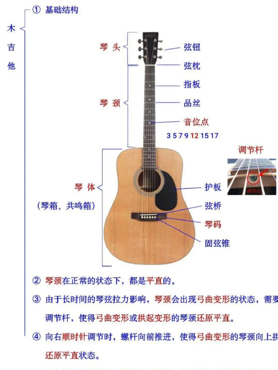 吉他弦认识图片