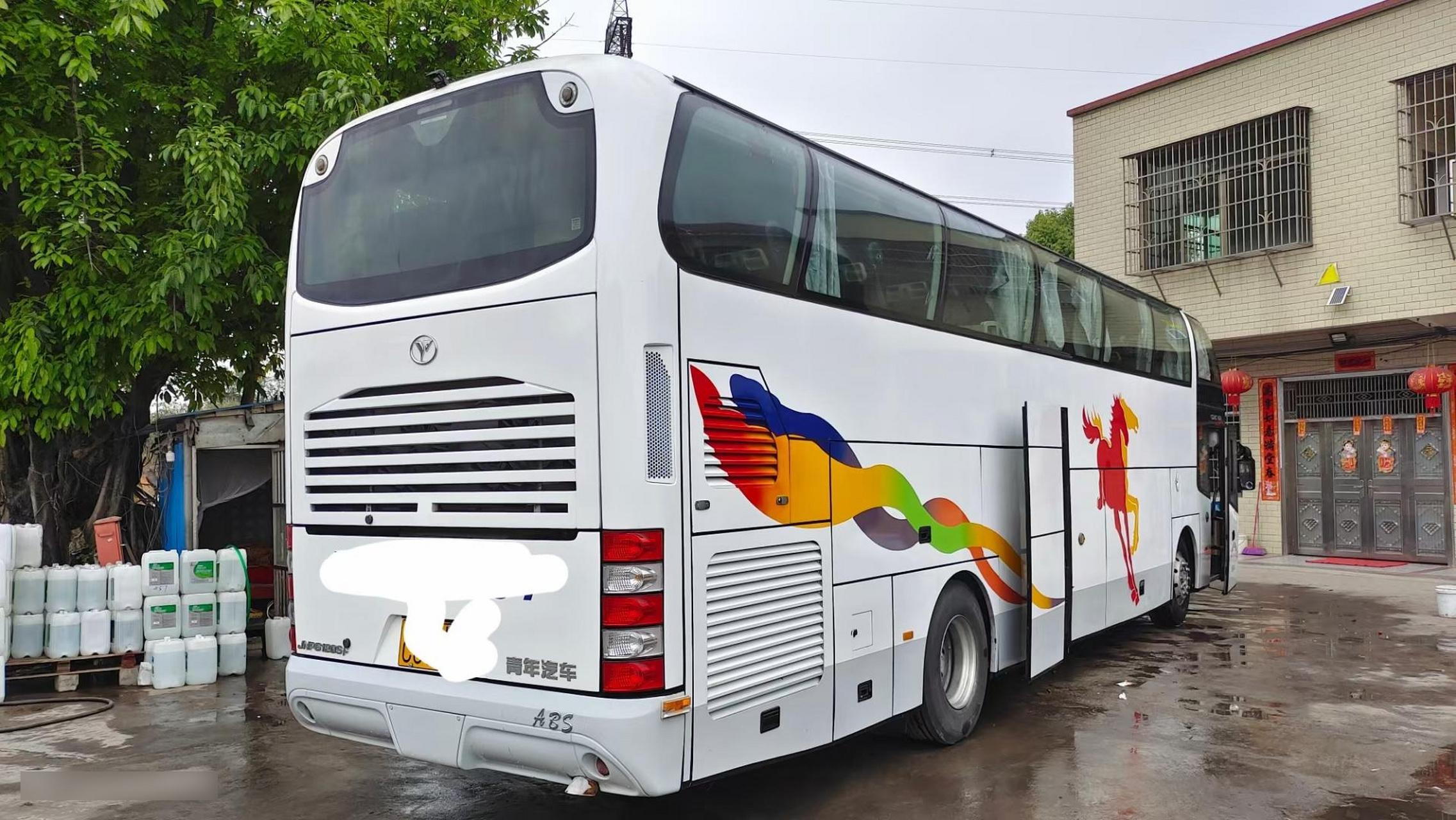 14年11月50座青年尼奥普兰6120一层半,玉柴375发动机,国四排放,司机睡