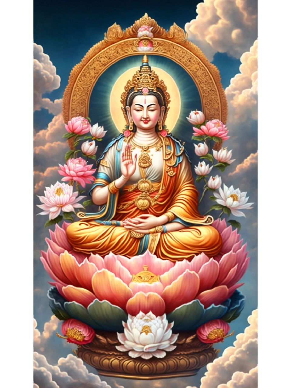 佛陀壁纸护佑你我 人生在世如身处荆棘之中,心不动,人不妄动,不动则不