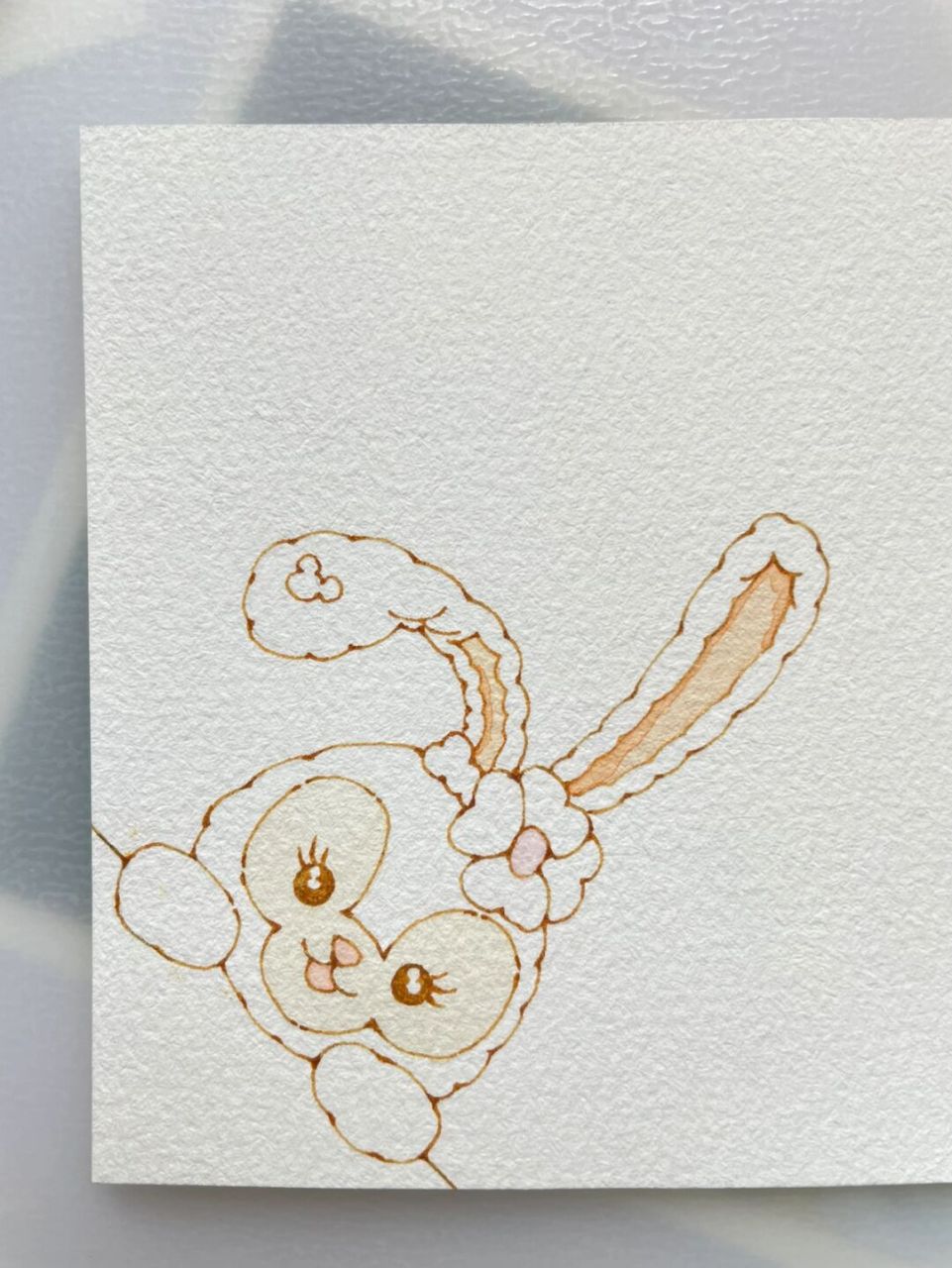 自制书签92钢笔淡彩星黛露|附线稿上色过程 你们一直催的星黛露来咯