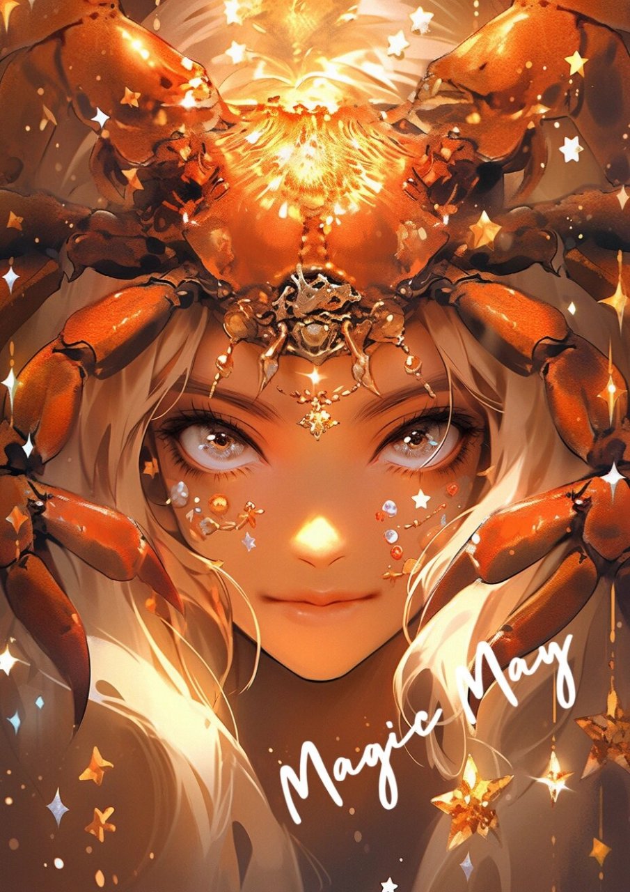 星座系列头像丨巨蟹座女孩7715 巨蟹座(出生日期:6月22日 - 7月22