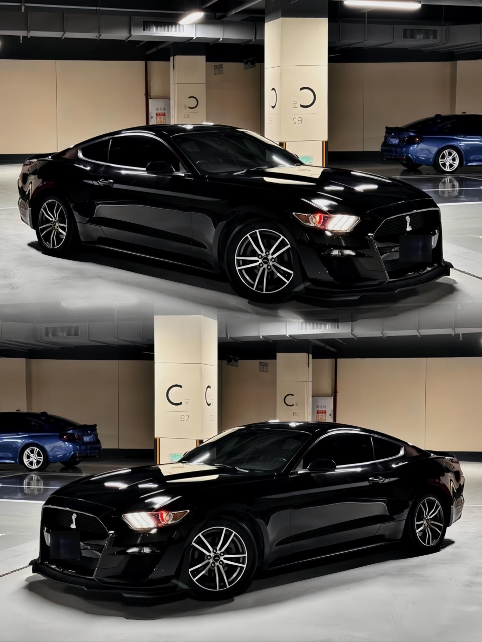 福特野马黑武士.16年福特野马  2.