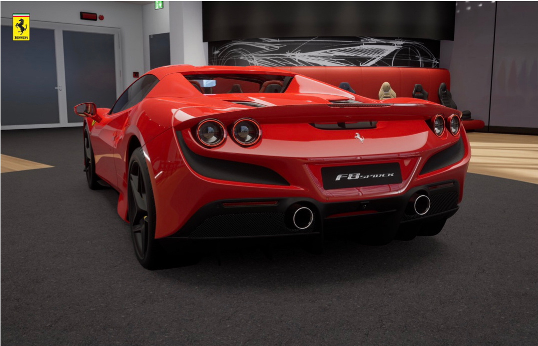 法拉利 f8 spider 红/红 现车,含消费税原价445.