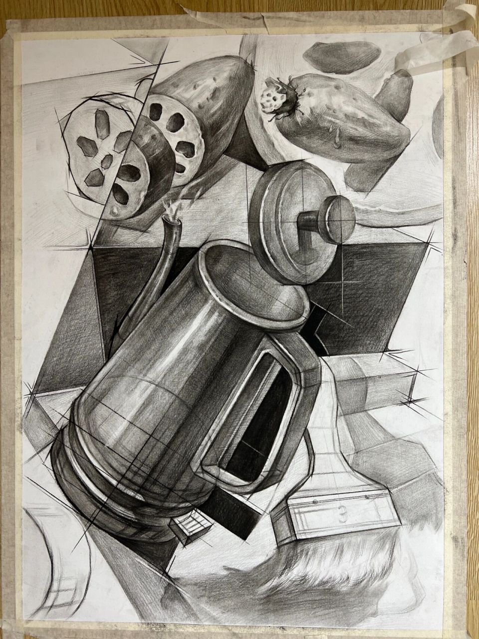 设计素描表达方式(一) 川美最新一年考研题目调整(具象写实为主,抽象