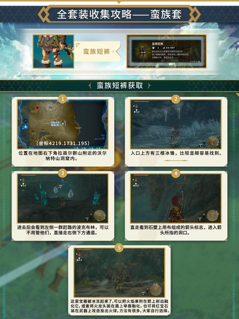 王国之泪|极易升级的经典战斗套装蛮族套! 各位海拉鲁勇者大家好!