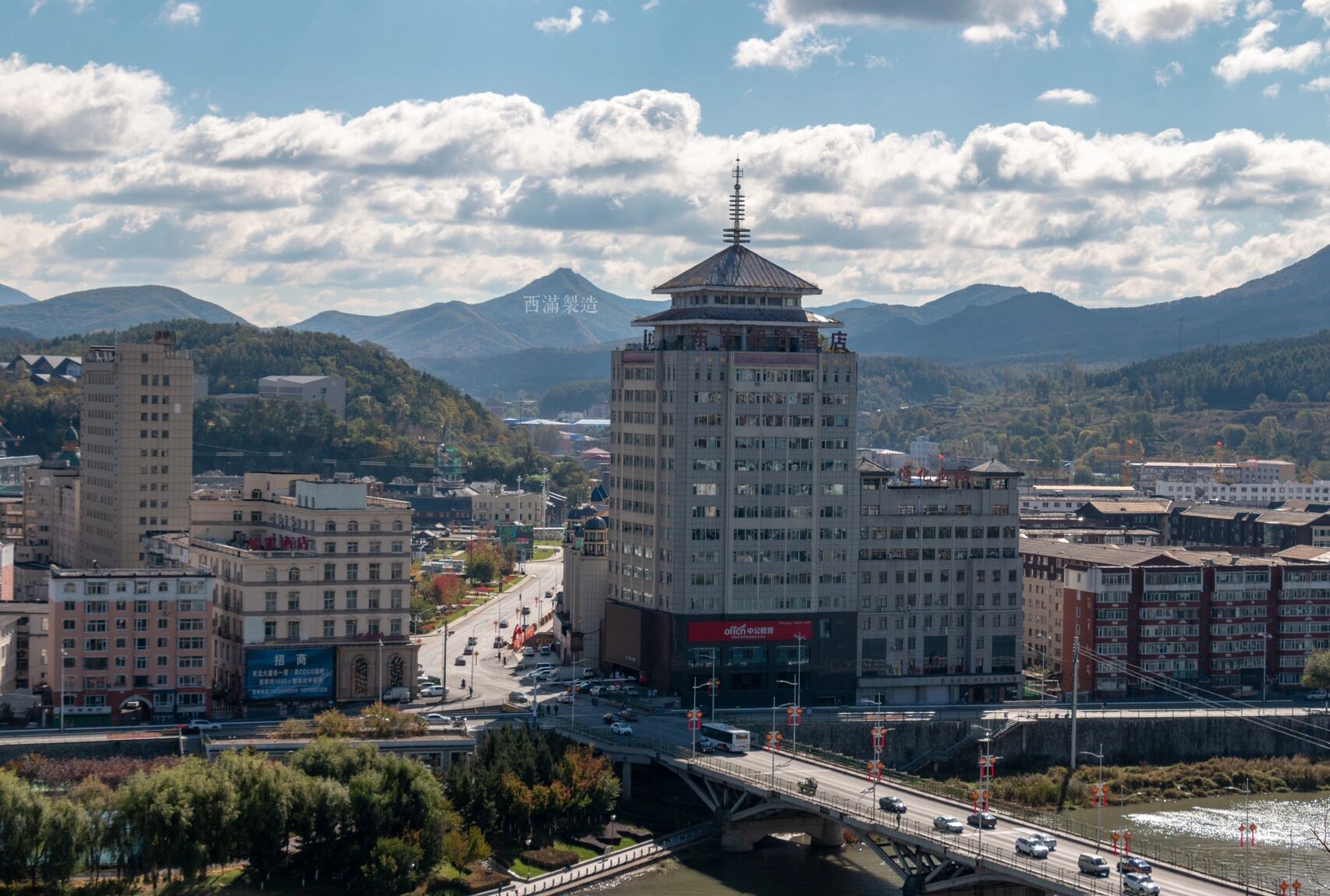 本来出行的目的地是边境小城集安,由于天气和行程距离,在通化市区中途