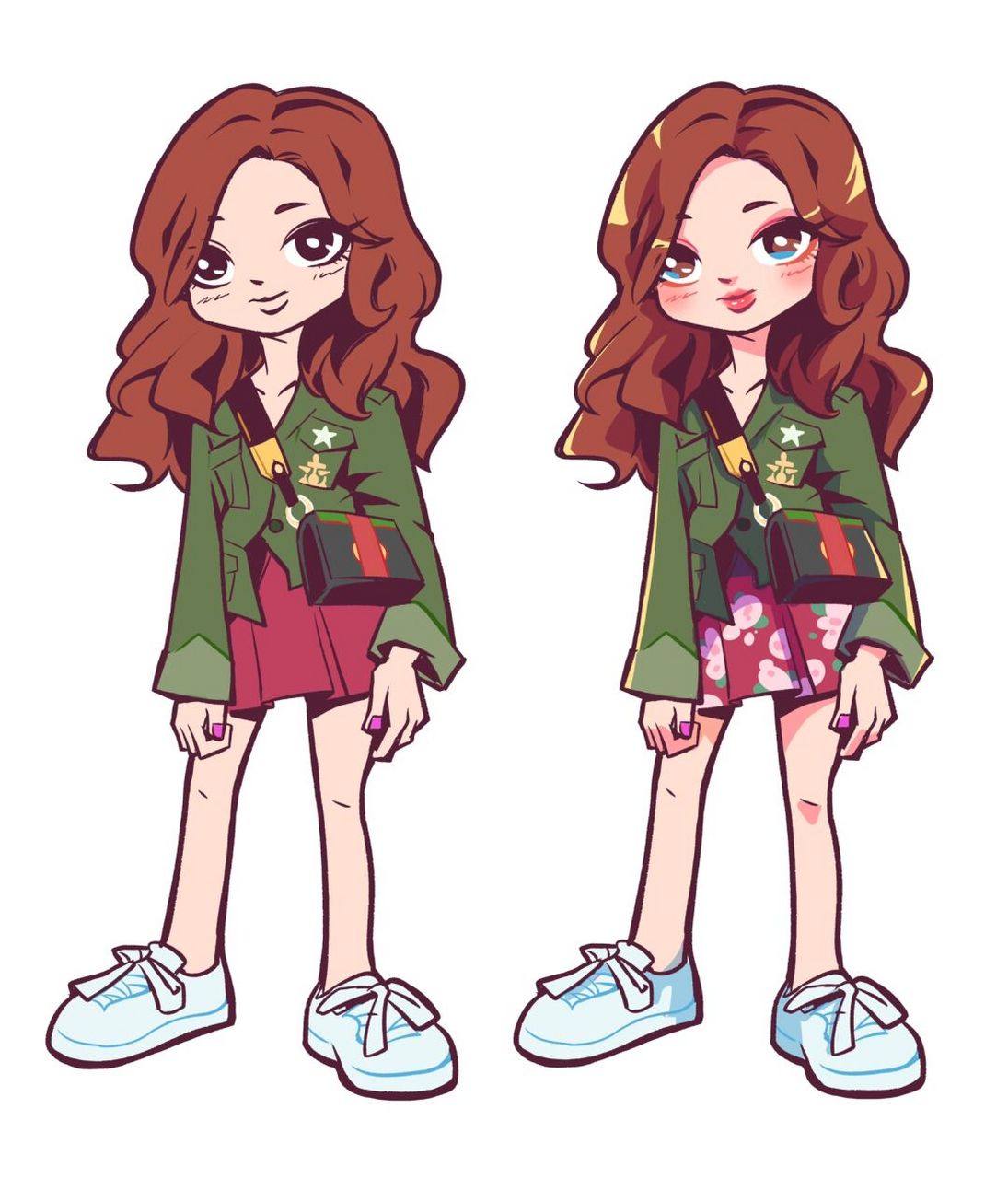 q版人物速写 4头身人物速写练习 #画画# #光sir手绘# #手绘