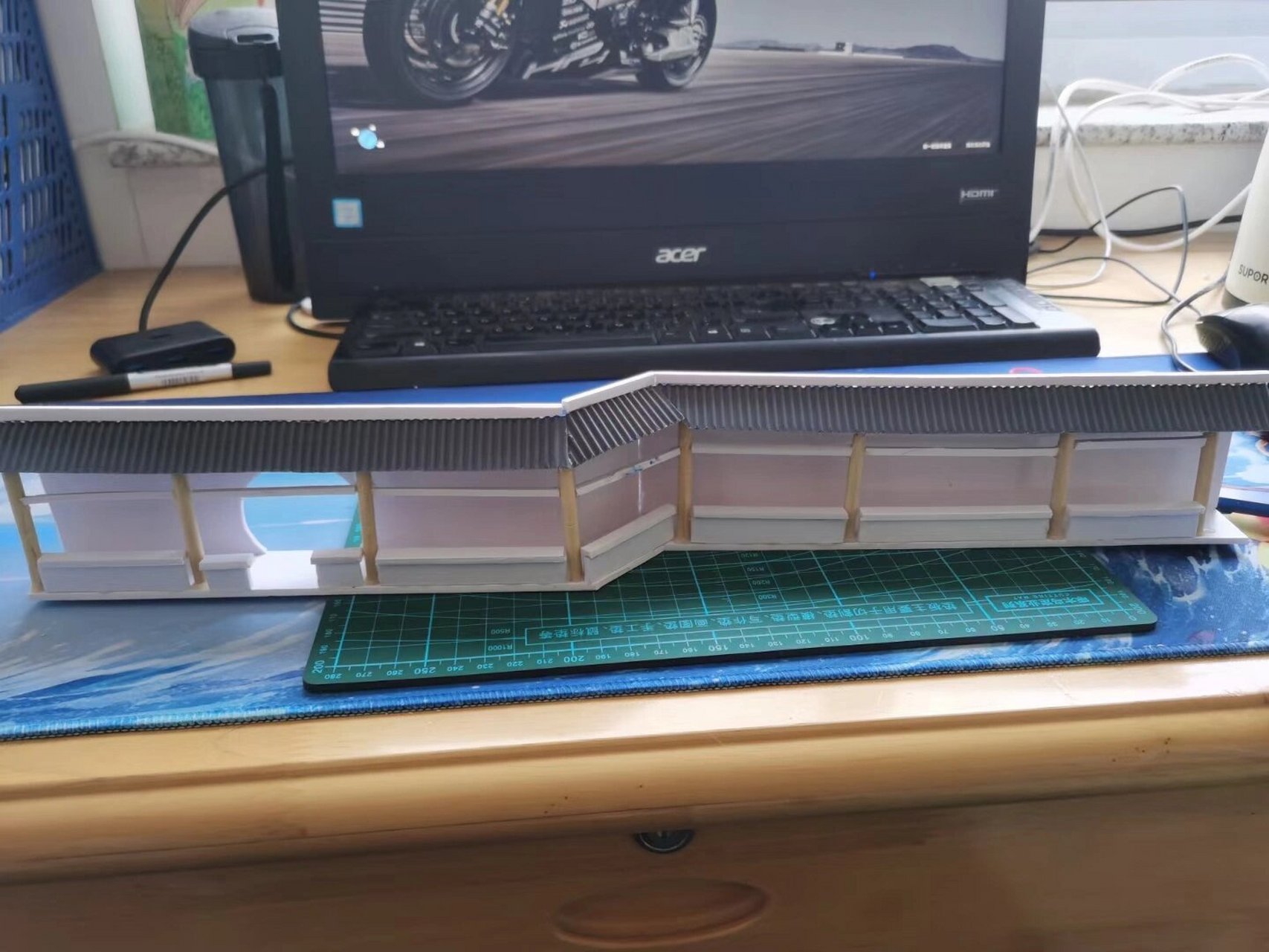 苏州园林网师园模型制作 这个模型是当时美术老师的考核作业 先说一下