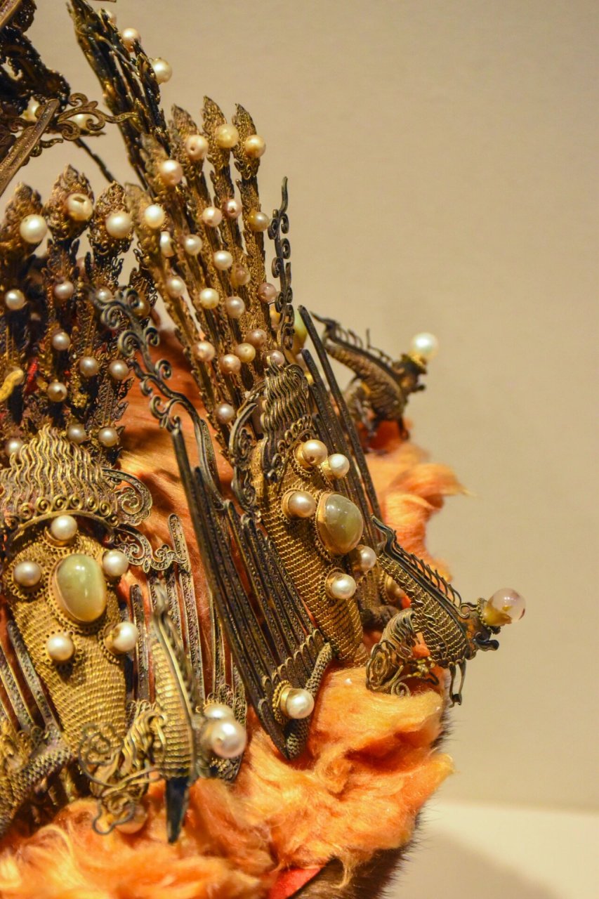 中华之美| 貂皮嵌珠皇后冬朝冠 貂皮嵌珠皇后冬朝冠 清 92: 故宫