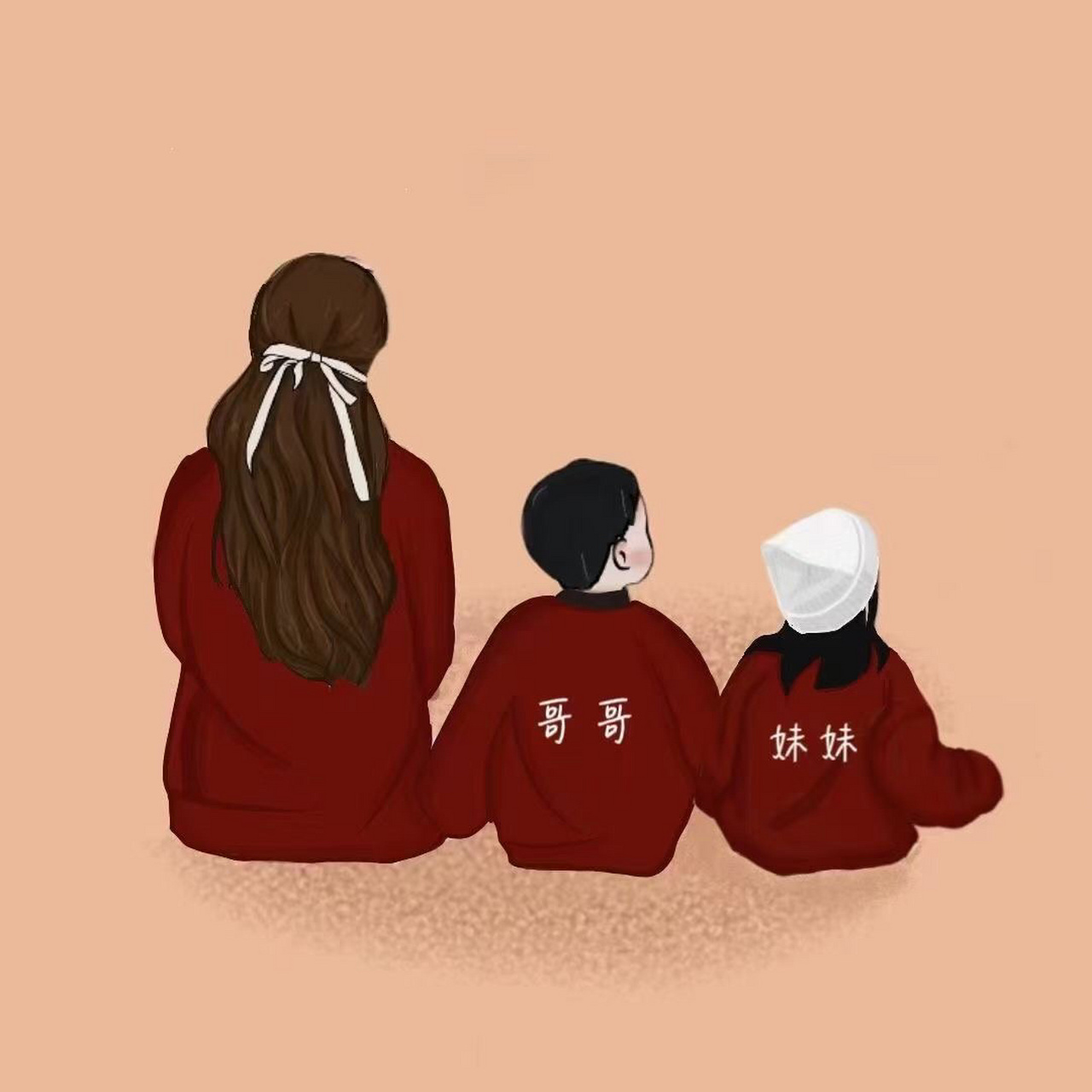 亲子头像|妈妈带宝宝 79 二胎不可怕 可怕的是一拖二 大的顾不上 小