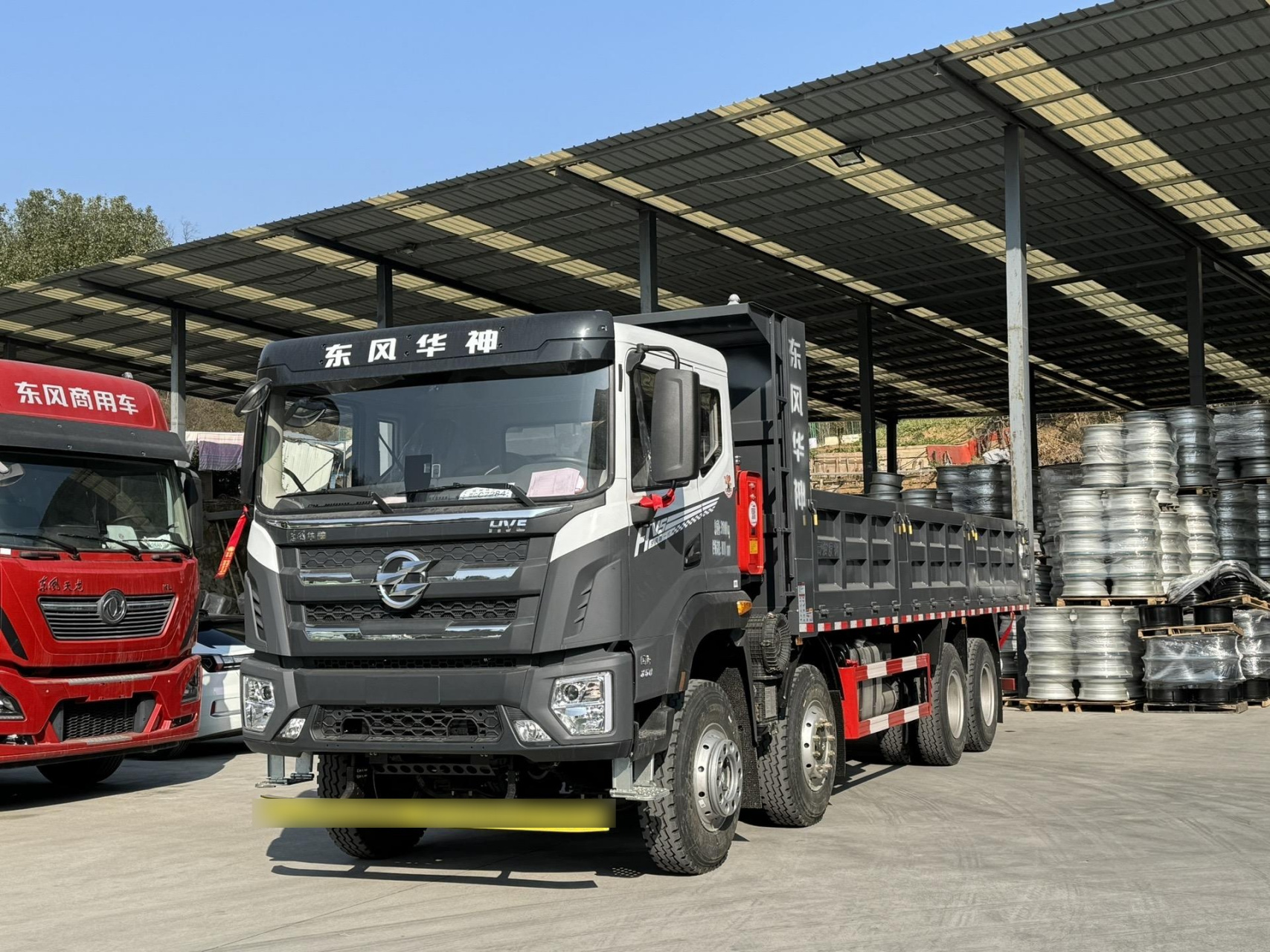 东风华神前四后八自卸车 东风华神hv5前四后八自卸车