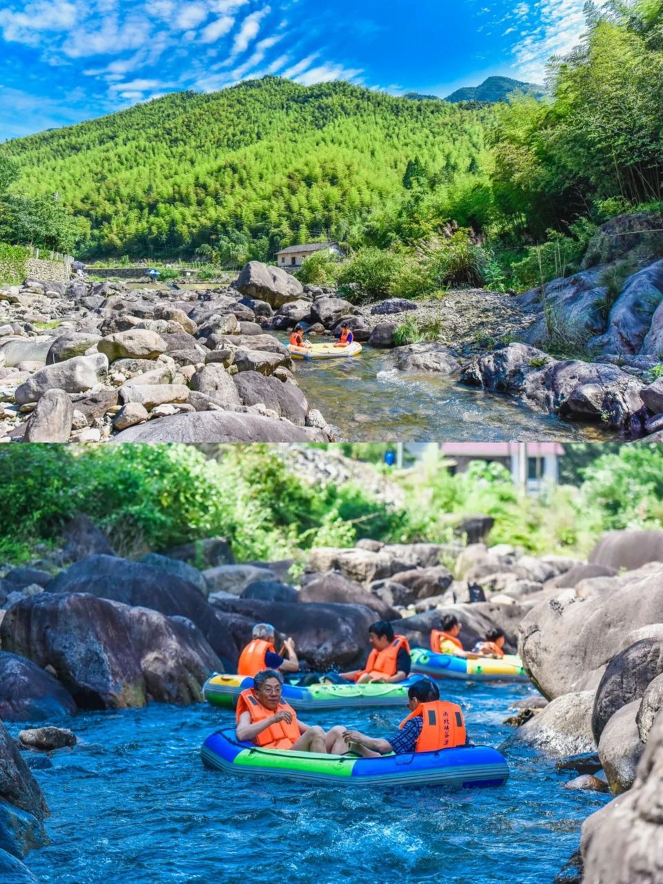 安吉旅游|夏日玩水之旅-浙北峡谷漂流 97在这个气温节节攀升的五月