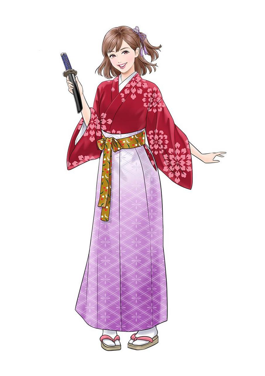 日本南北朝时代衣装:公家,武士,女子平装 更多精彩内容,尽在武备图说