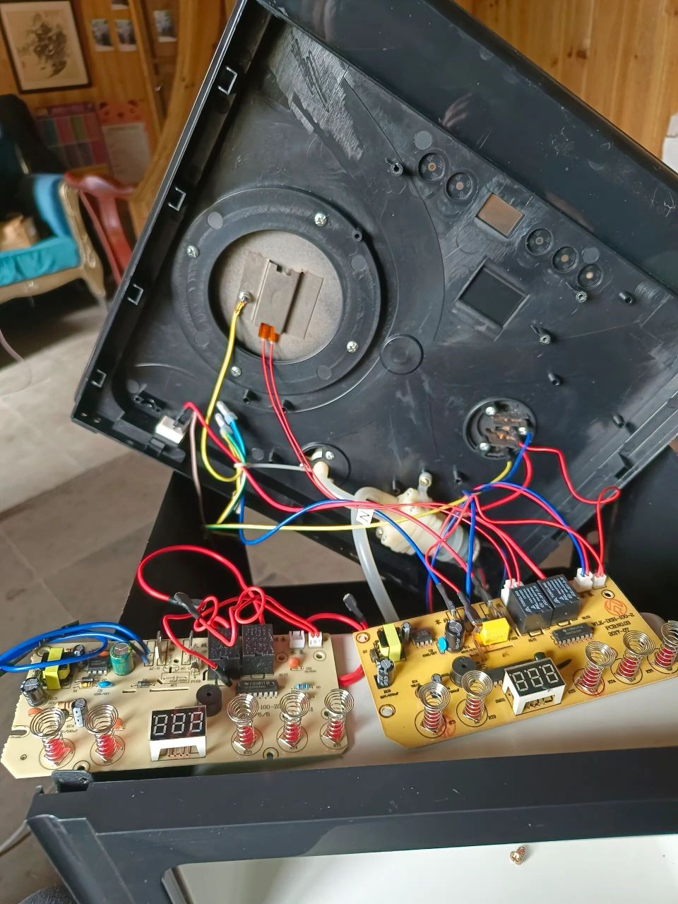 茶吧机维修 家里的茶吧机坏了,去拼多多买了配件.已经维修好了.