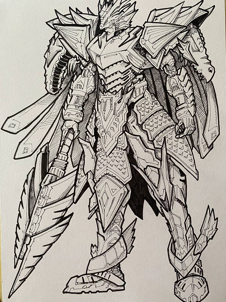 手绘机甲三国猛将-赵云 血染征袍透甲红 当阳谁敢与争锋 古来冲阵扶危