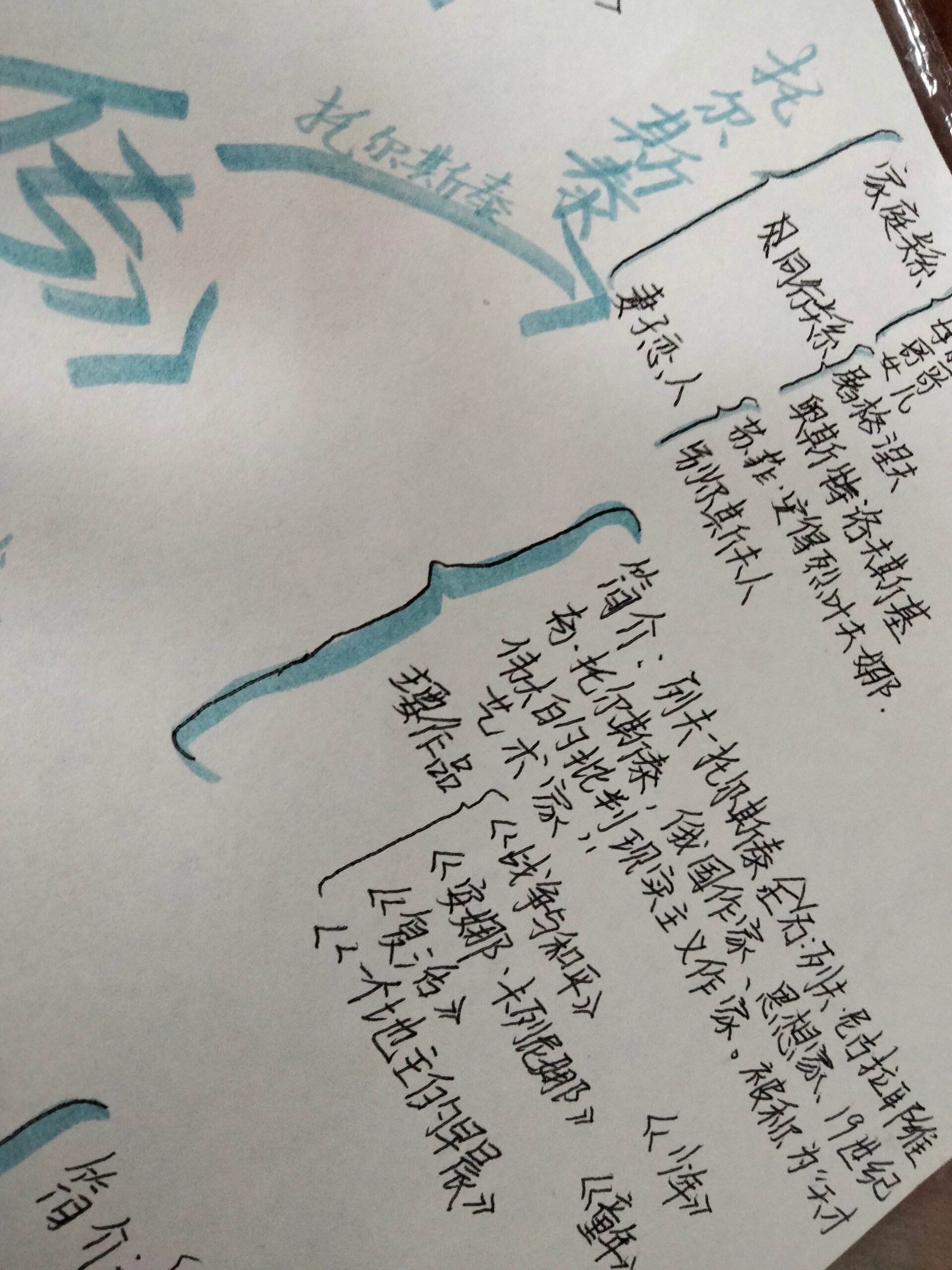 《名人传》思维导图