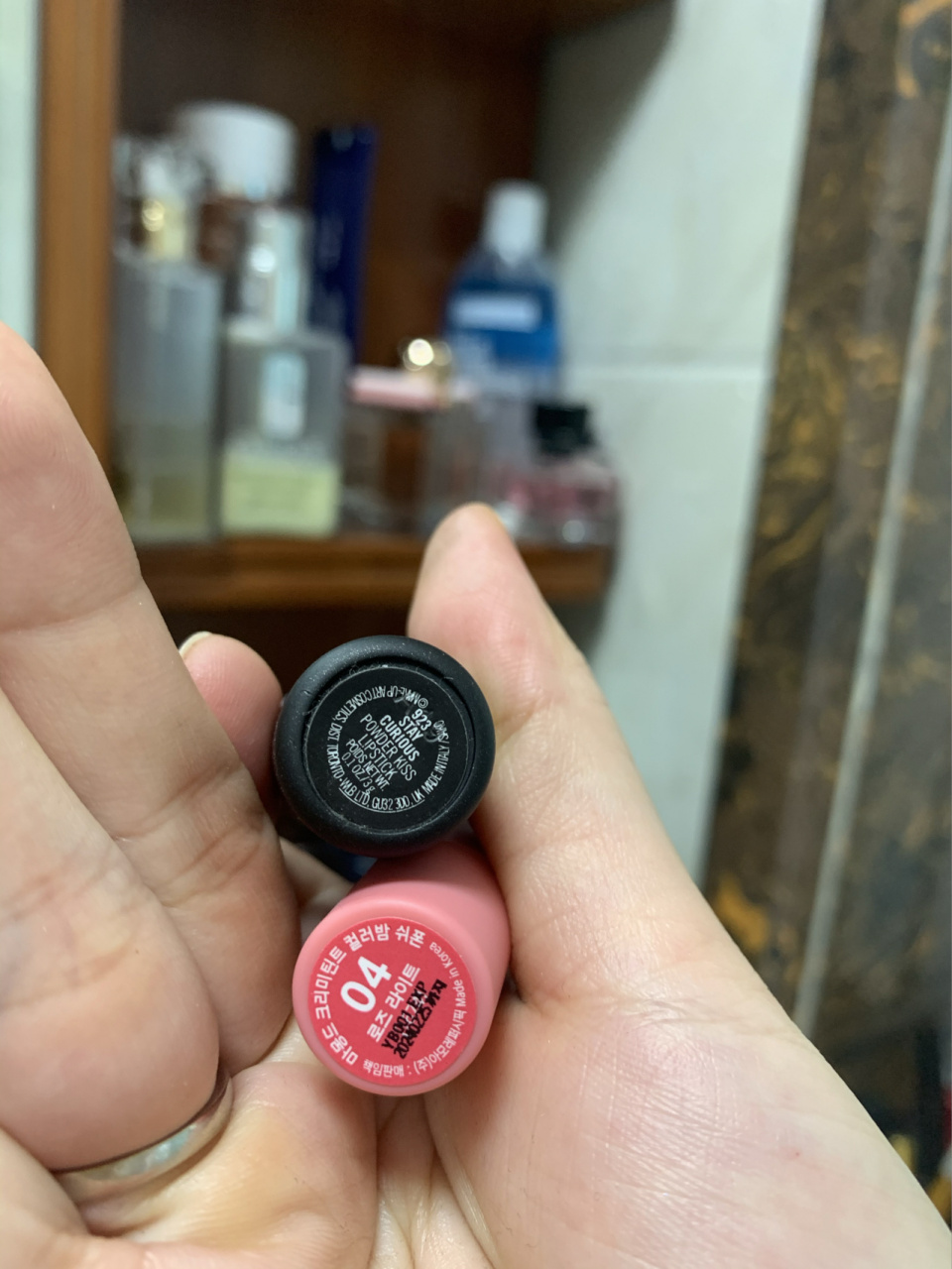 梦妆蜡笔新款口红04号mac923人间水蜜桃 梦妆新款蜡笔口红04号和mac