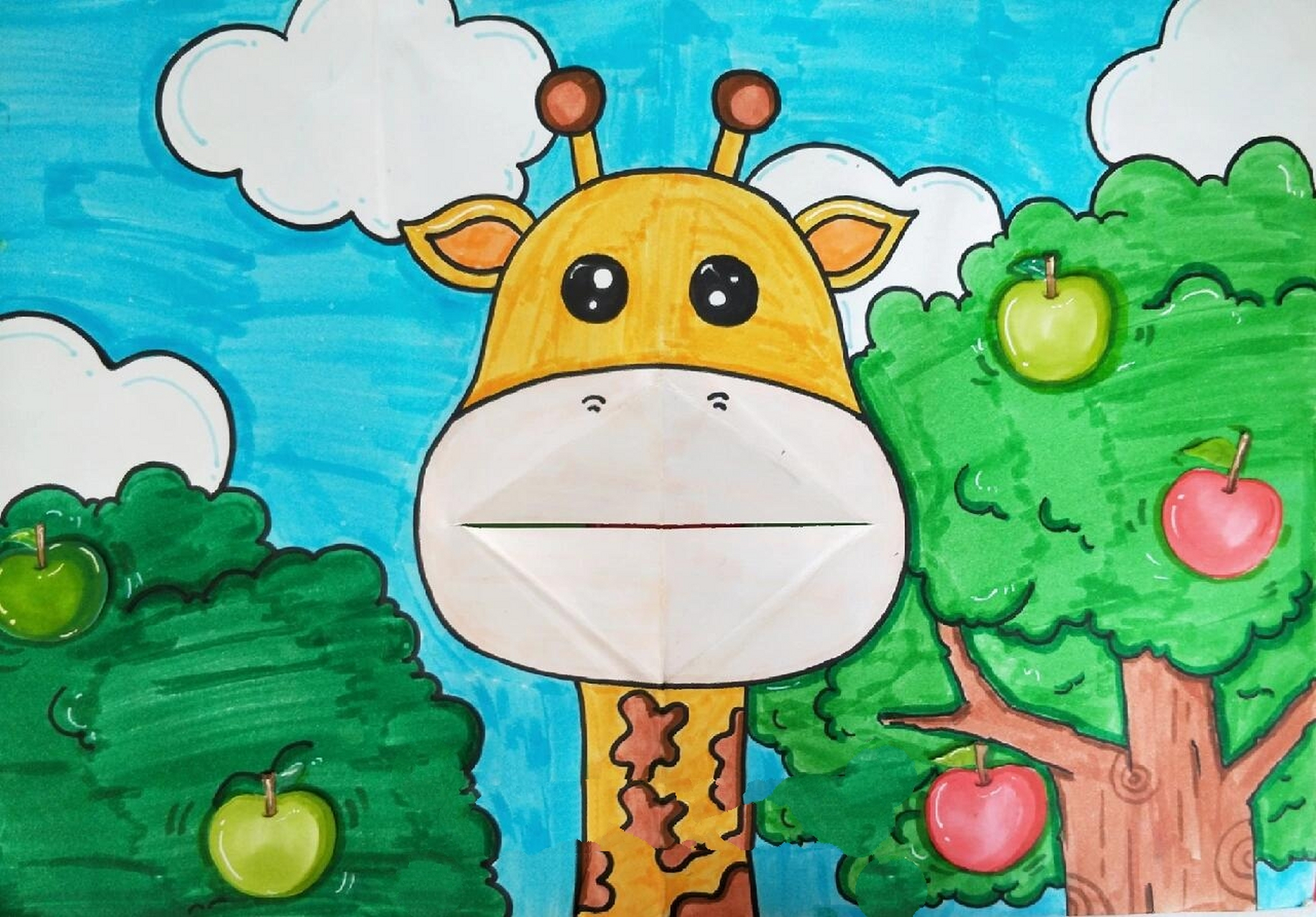 半立体绘本内容《动物的大嘴巴》 封面待定哦!