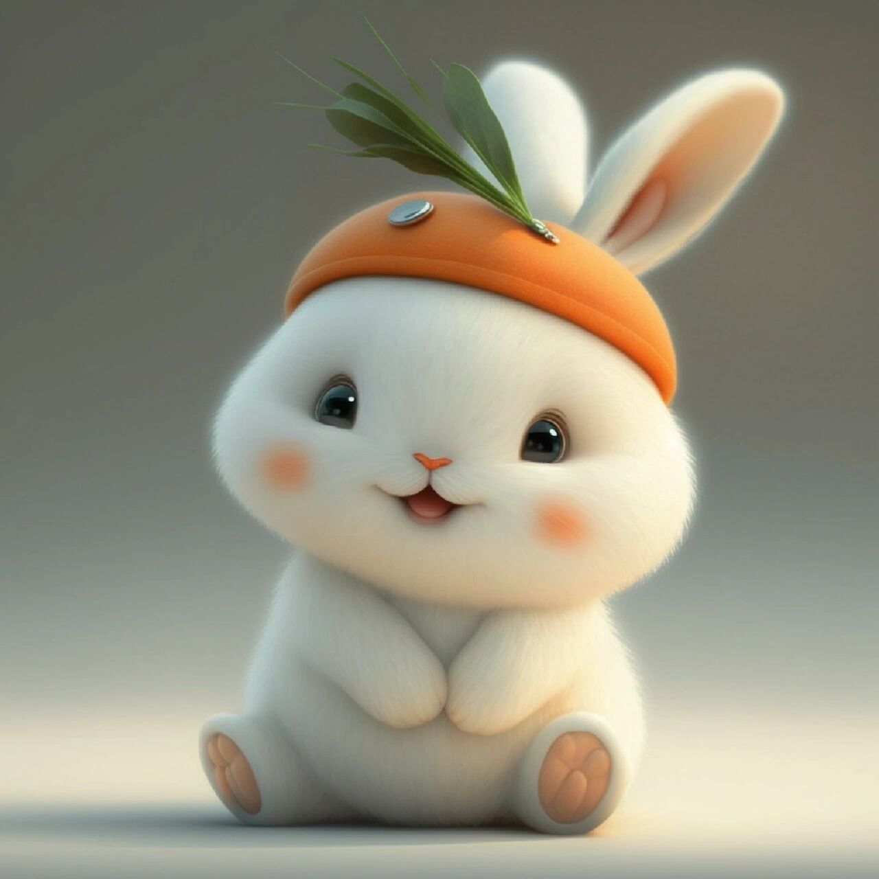 爱吃胡萝卜的小胖兔   