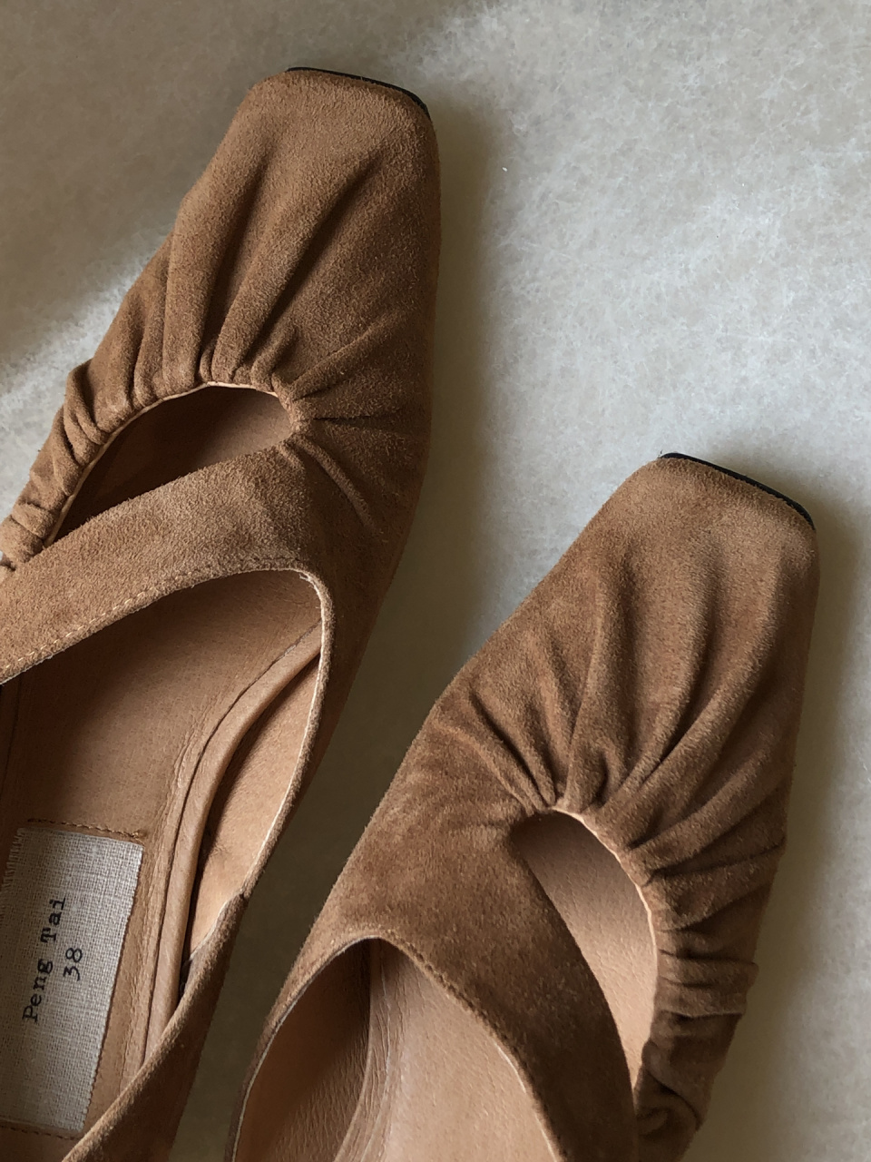 peng tai|手工羊皮平底鞋08 折后价格美丽