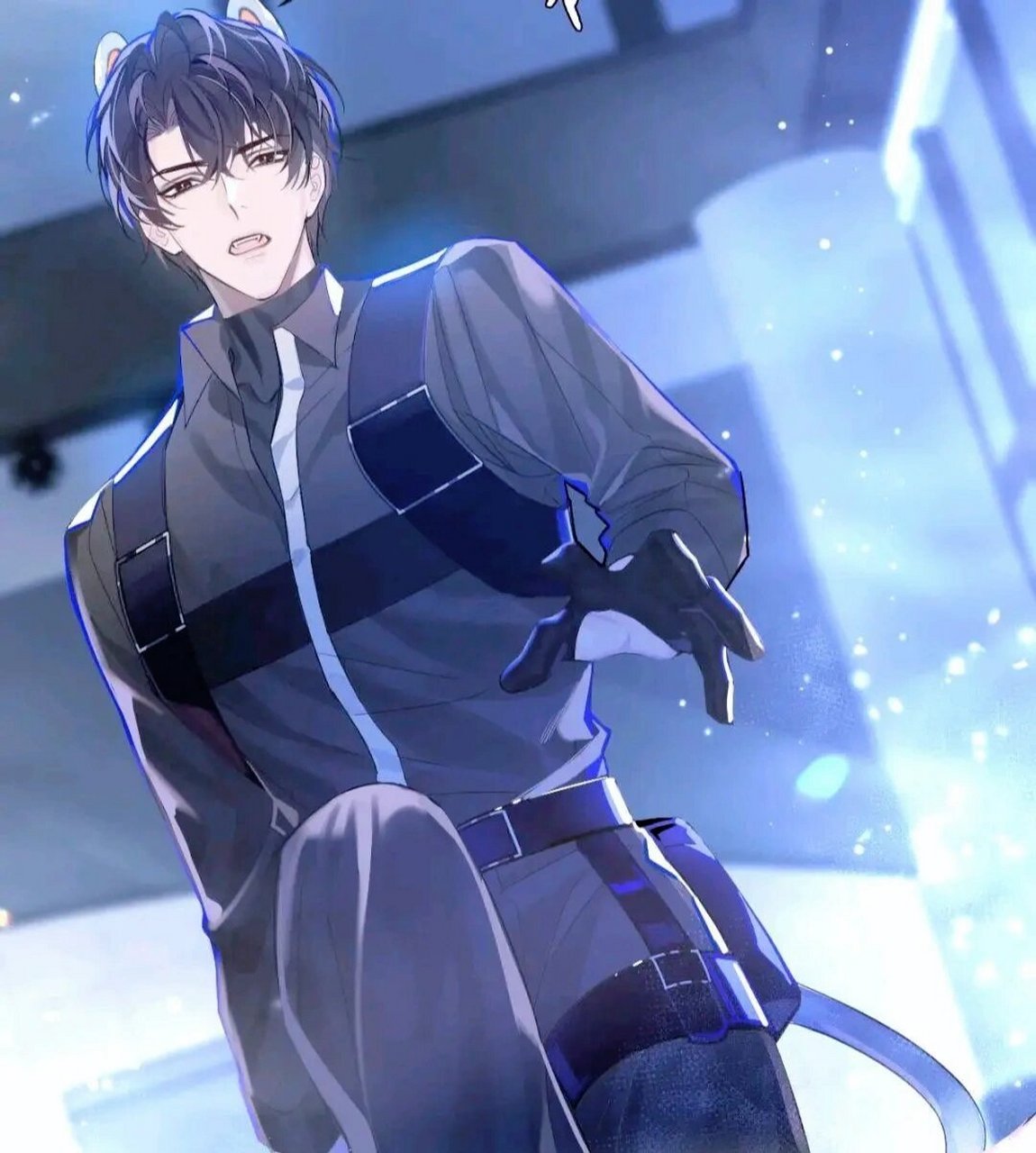 人鱼陷落情侣头像|兰波 白楚年 五彩斑斓的黑