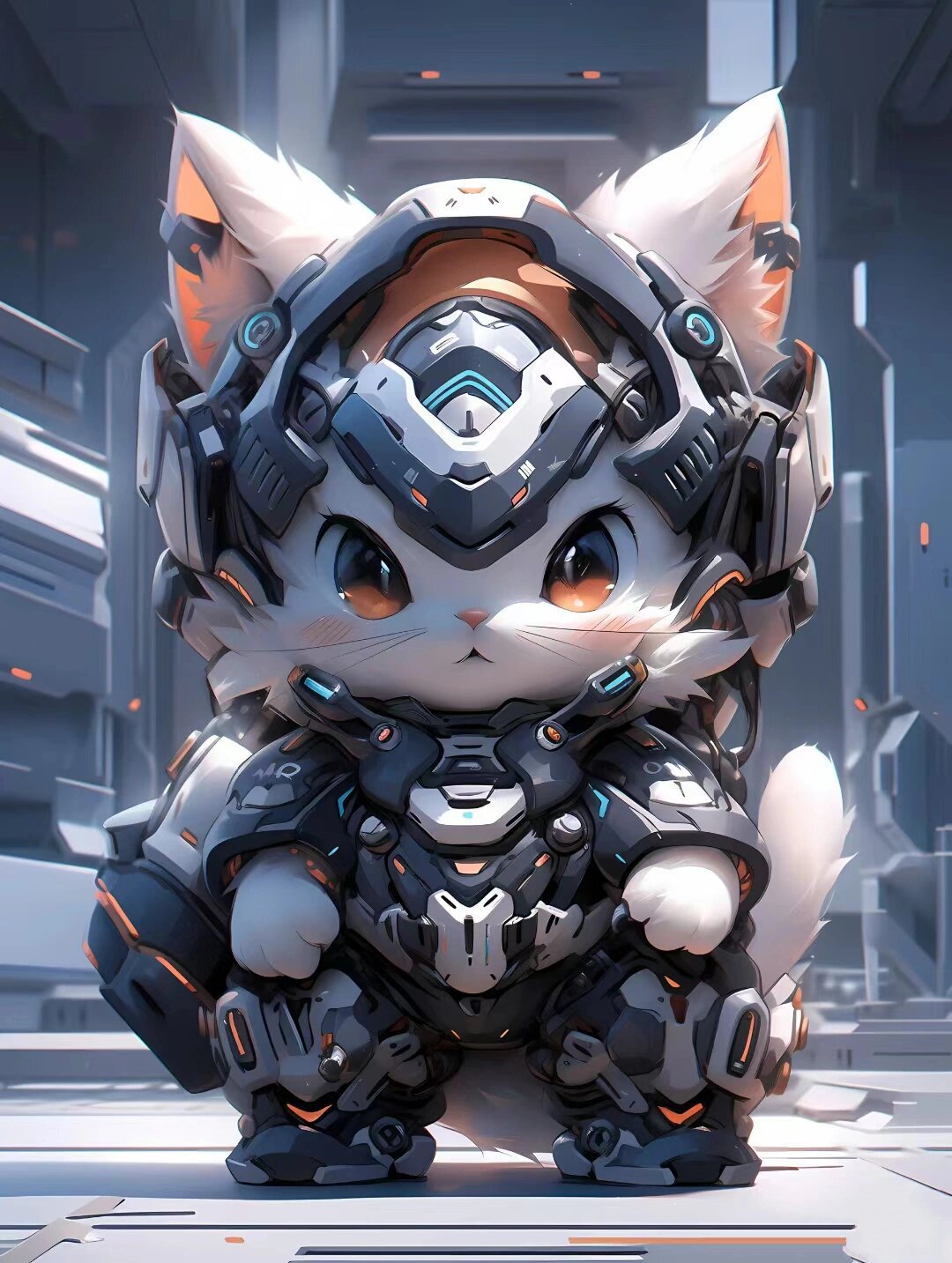 可可爱爱的机械猫