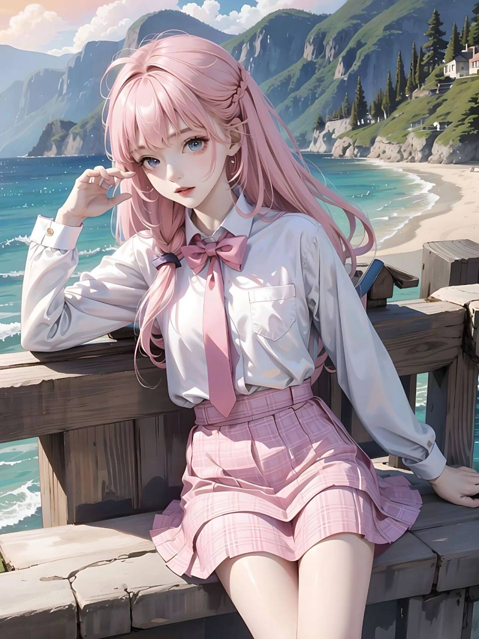 jk少女94‖女生头像‖头像壁纸 甜系女孩|jk制服|美女壁纸