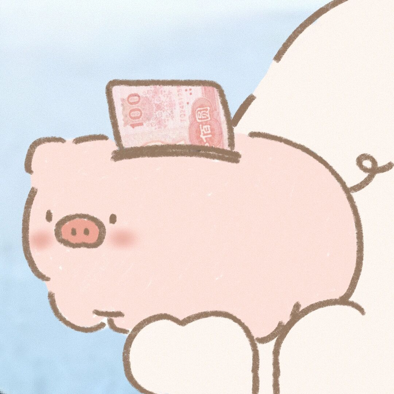 你是我的掌上明猪 |情侣头像 01寄喜饼给你喔(自取原图)