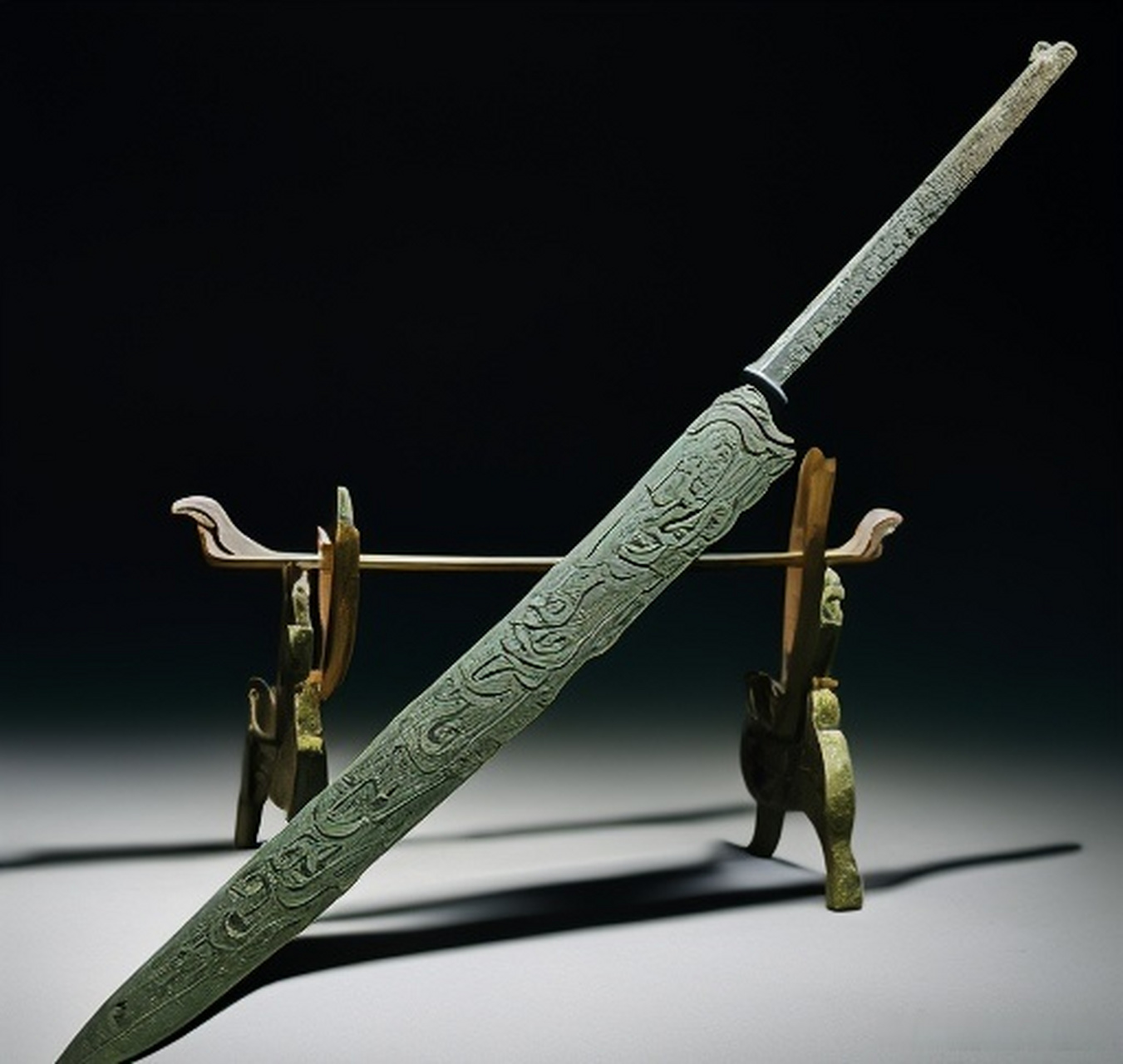 龙年说龙(四)东周龙纹铜剑