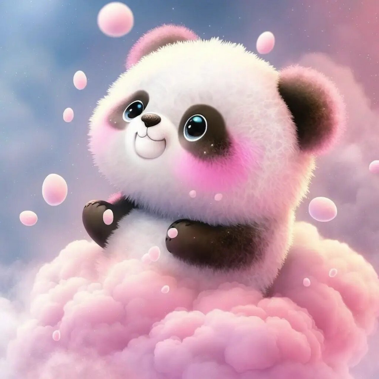 熊猫宝宝:我做了一个粉红色的梦