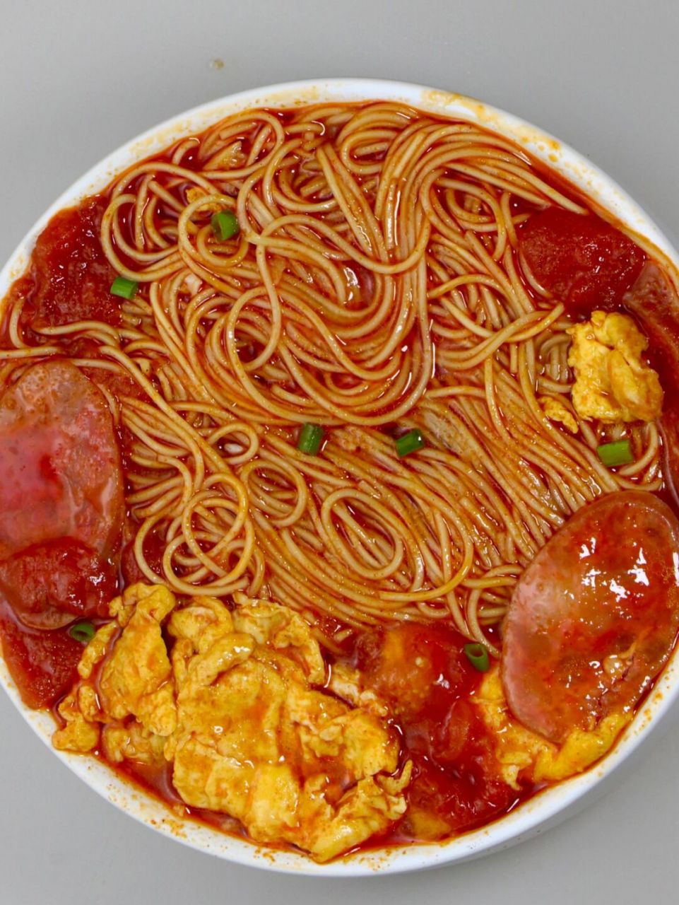 番茄鸡蛋打卤面这么做,简单好吃97 下班回家吃一碗热腾腾面条,超级