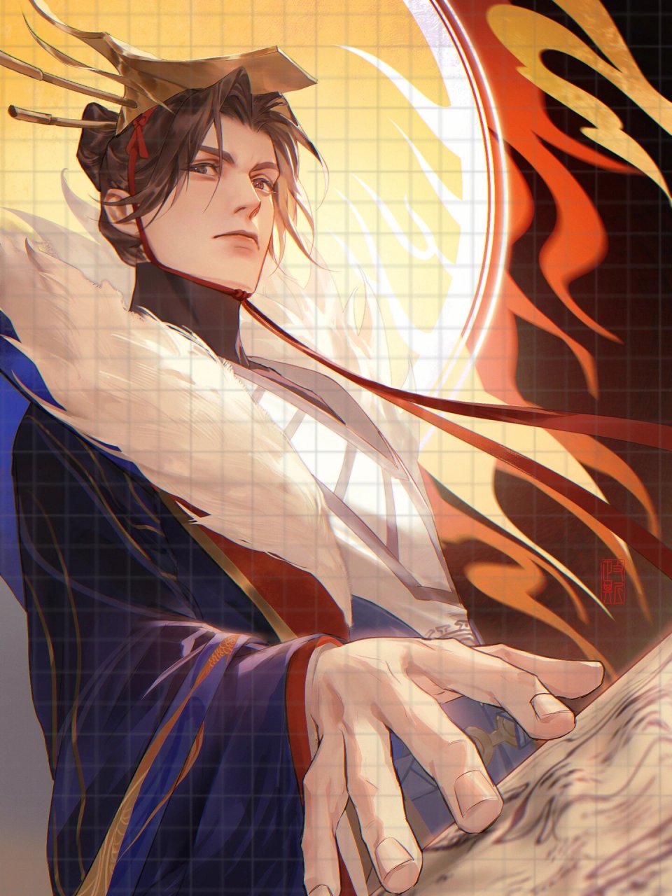 之前约的两张忘川嬴政发一下 画手已经打tag了我就不打了06