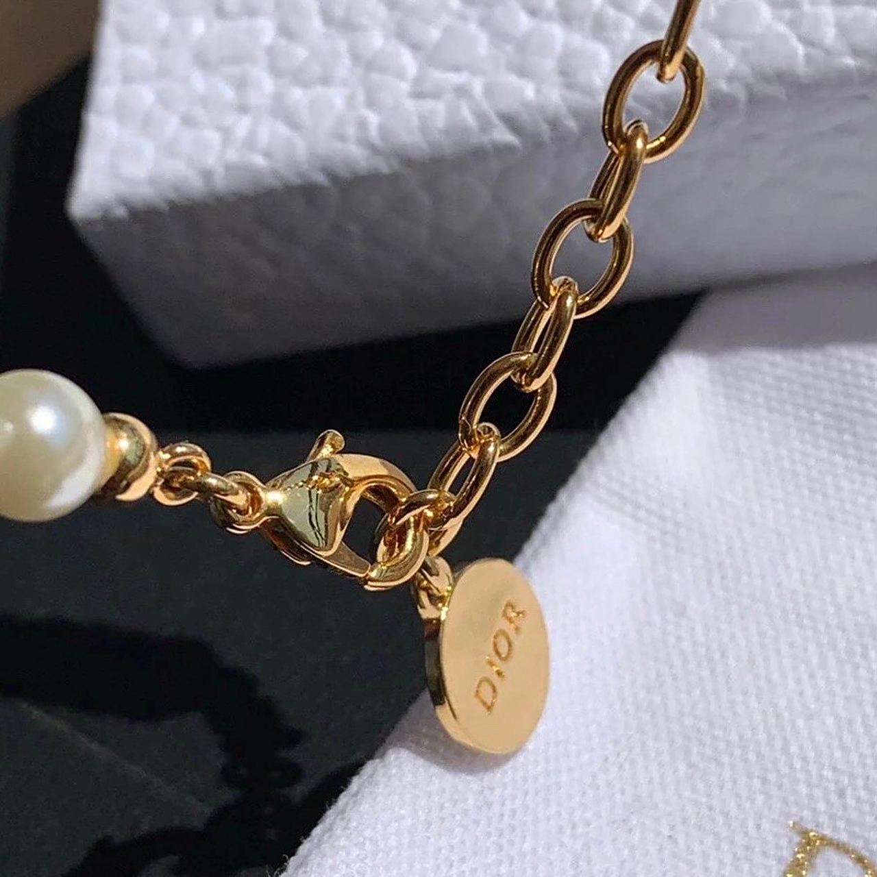 dior珍珠项链|94简直啦仙女0269♀15项链 dior迪奥cd珍珠