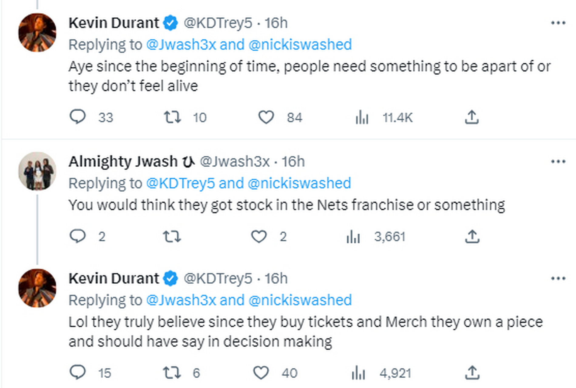 杜兰特高强度对线网友#  近日,杜兰特在推特上和网友互动.