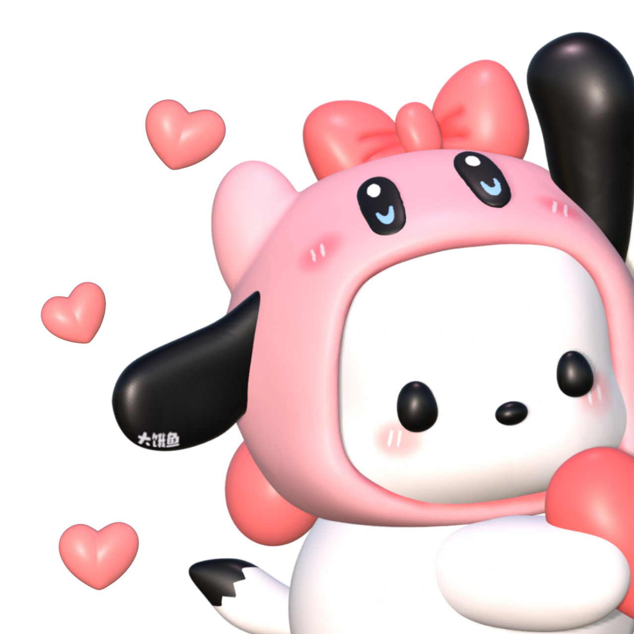 贴贴93 小帕和大耳狗贴贴情头94nomad原创帕恰狗大耳狗贴贴情头