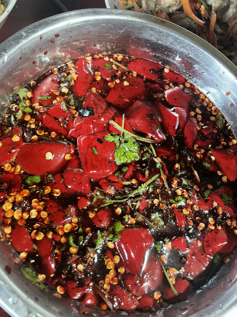 贵州特色生猪血 有跟我一样喜欢生猪血的嘛?