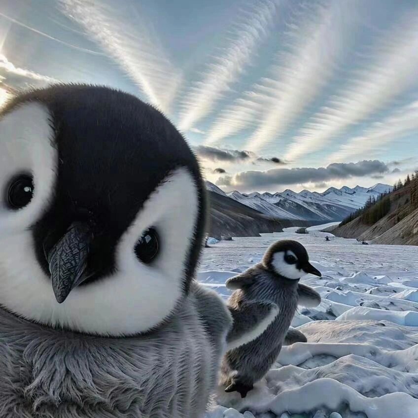 无法让人拒绝的可爱小企鹅头像