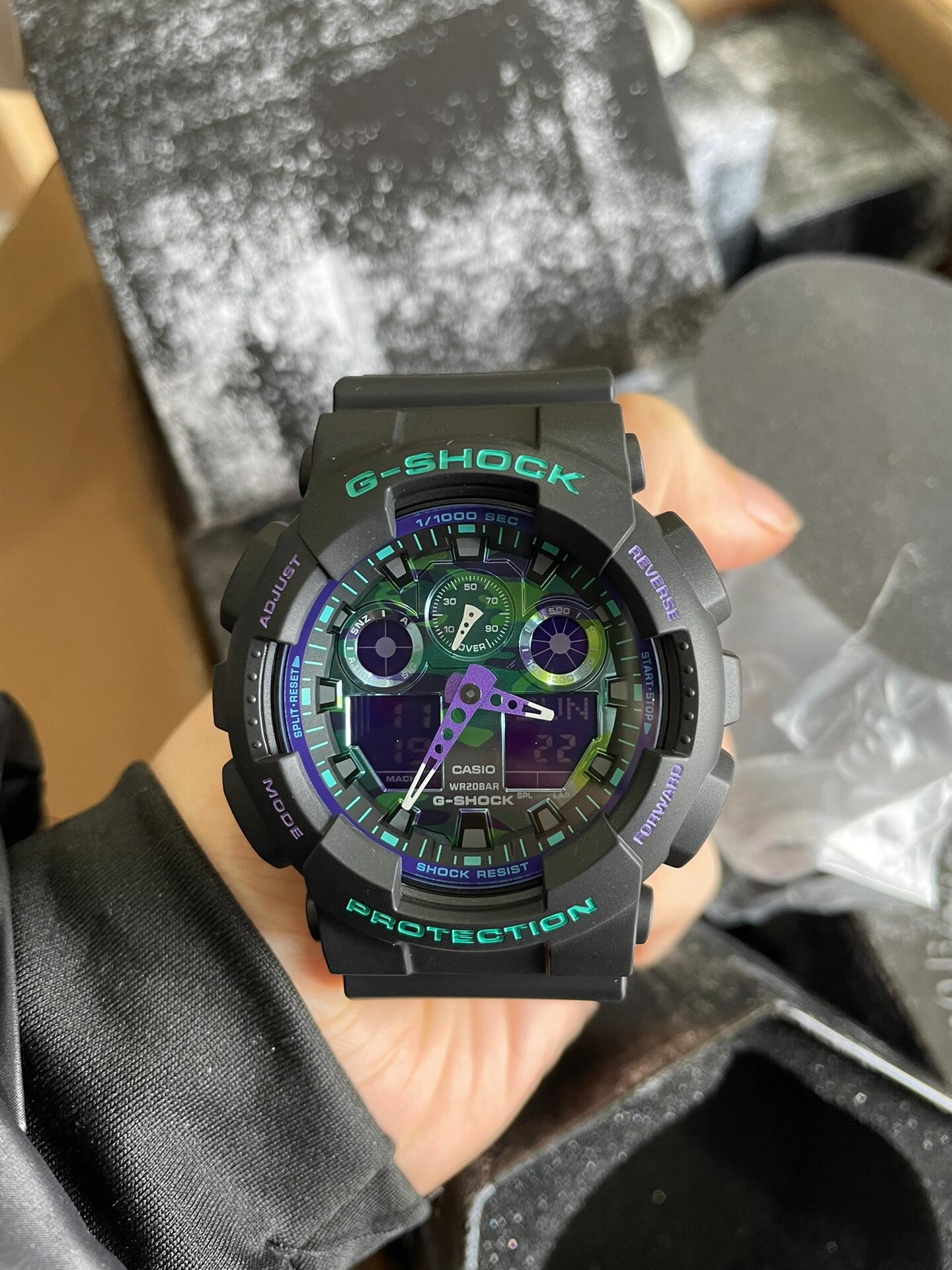 卡西欧海洋之心ga-100bl-1adr 卡西欧手表海洋之心变色龙手表 怎么说