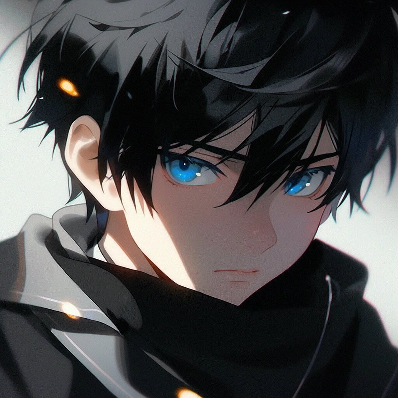 蓝瞳动漫男头|每一刻都像永远 山行野宿 孤身万里