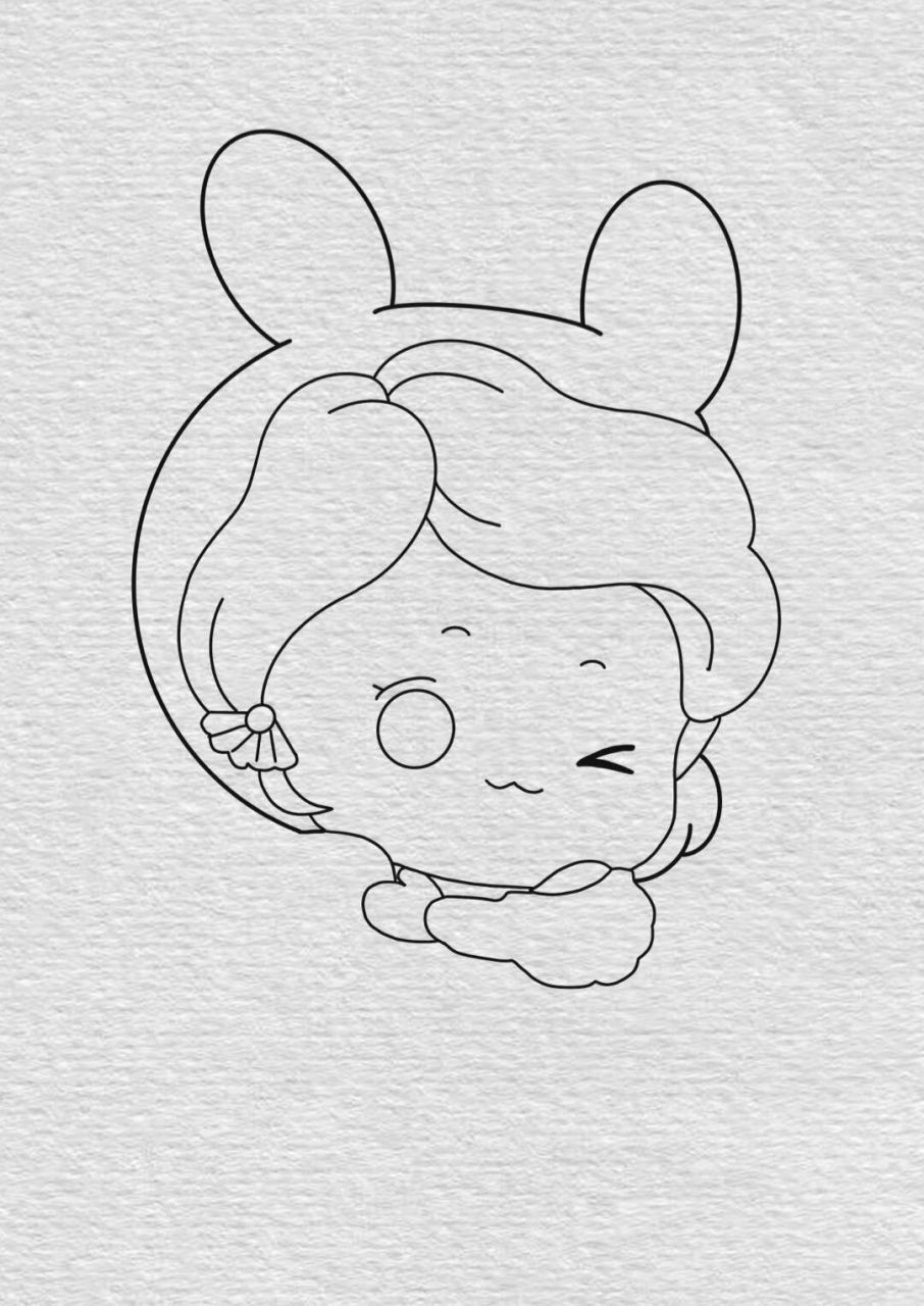 迪士尼公主人物简笔画教程步骤(已附色) 哟呼,我又回来啦,最近太忙了