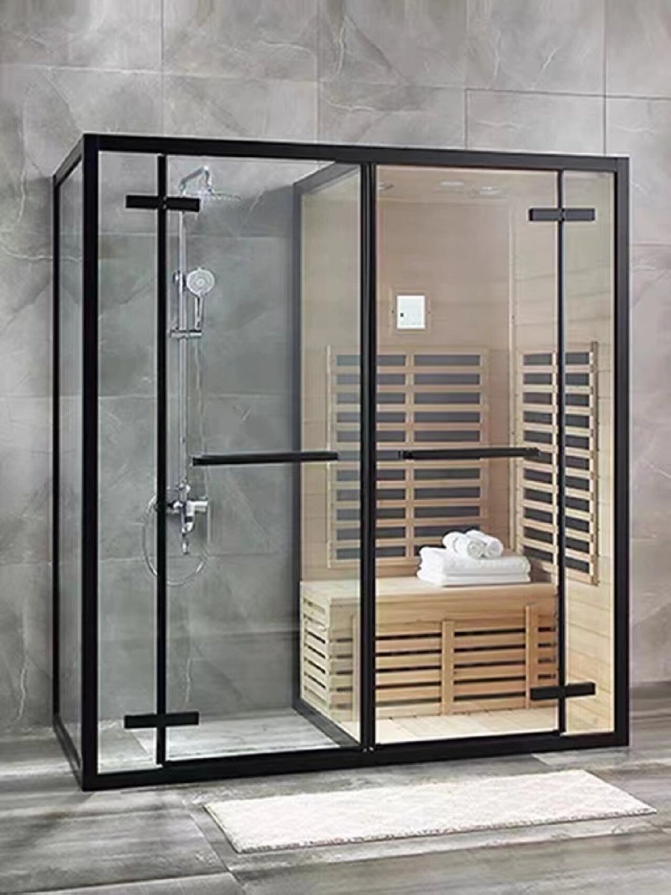 淋浴一体汗蒸房有哪些好处 1,远红外线的热效应,改善人体的气血循环