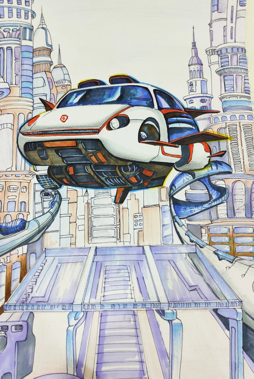 科幻画,未来汽车 未来已来