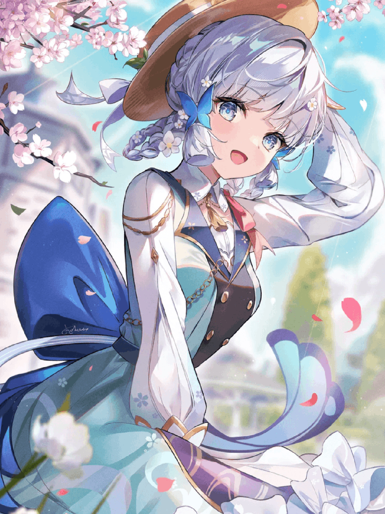 原神壁纸 神里绫华